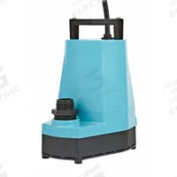 LITTLE GIANT Plug-In Utility Pump: 1/6 hp, 1/16 in Max. Dia. Solids, Continuous Duty, 115V AC, Nylon (MPN 505723). Key specifications — Shaft Seal Material: Fluoroelastomer; Impeller Material: Nylon; Includes: 3/4 in GHT; Rated Voltage: 115V AC; Volute Material: Nylon; Brand: LITTLE GIANT.