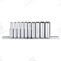 WESTWARD Socket Set: 1/4 in Drive, 10 Piece, 12-Point, SAE, 5/32 in to 1/2 in (MPN 53PN28). Key specifications — attr1224269: 1/4 in; attr1204685: Tether Ready; attr1204650: 5/32 in to 1/2 in; attr1204673: Socket Bits Not Included; attr1204688: WESTWARD; attr1206170: Deep Sockets.