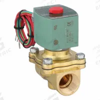REDHAT Solenoid Valve: 2-Way, Normally Closed, 3/4 in Pipe Size, 24V DC, Watertight, High Flow (MPN 8210G009LF 24/DC). Key specifications — Pipe Size: 3/4 in; Voltage: 24V DC; Brand: REDHAT; Coil Enclosure: Watertight.
