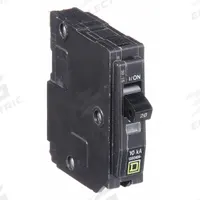SQUARE D Miniature Circuit Breaker: 20 A, 120/240V AC, Single Phase, 10kA at 120/240V AC, 1 Poles (MPN QO120). Key specifications — Phase: Single; Amps: 20 A; AC Voltage Rating: 120/240V AC; Max. AIR Rating: 10kA at 120/240V AC; For Use With: QO Load Centers and NQ Panelboards; Brand: SQUARE D.