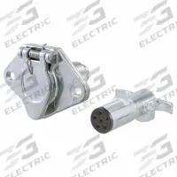 CURT Automotive Electrical Plug: 6-Way, Trailer and Tow Vehicle, Dust Cover (MPN 58092)