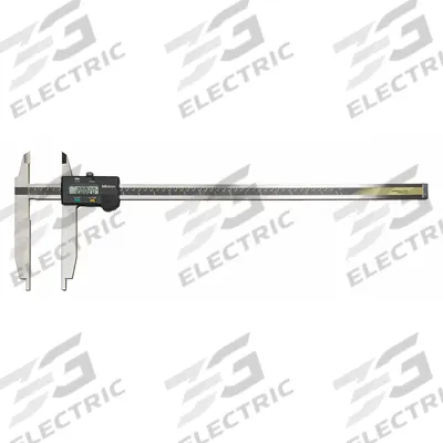 MITUTOYO Nib/Standard Jaw Digital Caliper: 0 in to 20 in /0 mm to 500 mm, IP67, Inch/Metric - Digital Calipers with SPC Output for Harsh Environments