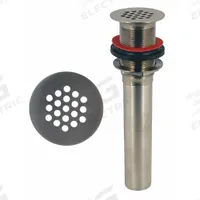 ZURN Sink Drain: Brass, Chrome, 2 1/4 in Overall Dia, Threaded, 1 1/4 in Pipe Dia (MPN Z8743NOF-PC). Key specifications — Product Type: Sink Drain; Brand: ZURN; Finish: Chrome; Material: Brass; Includes Overflow: No; Includes: Grid.