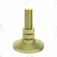 Leveling Feet: 20 Series/25 Series/30 Series/40 Series/45 Series, Steel, Drop-In, Single, Adj (MPN 65-2200). Key specifications — Includes Fasteners: Yes; Mounting Type: Drop-In; System of Measurement: Metric; Finish: Zinc-Plated; Brand: 80/20; Material: Steel; Product Type: Deluxe Leveling Foot; Adjustable: Yes.