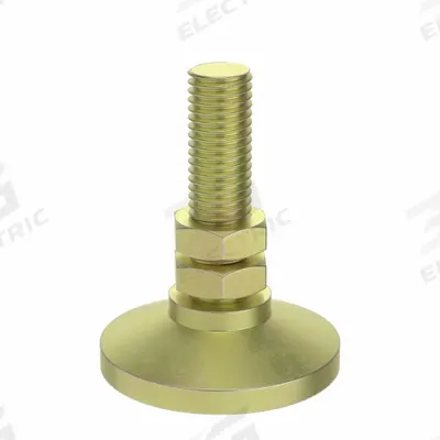 80/20 Leveling Feet: 20 Series/25 Series/30 Series/40 Series/45 Series, Steel - Pivot Leveling Feet