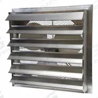 Shutter Mounted Hazardous Location Exhaust Fan: 24 in Blade, 1 Speed, 1/3 hp, 5,520 cfm, 1 ph (MPN AX24-4). Key specifications — Hazardous Location Class: Class I, Div 1, Group C and D; Class II, Div 1, Group F and G; Brand: CANARM; Motor Enclosure: Totally Enclosed Air Over; Frame Material: Aluminum; Number of Speeds: 1; Frame Finish: Powder Coated; Nameplate Voltage: 115/208-230V AC.