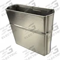 HADRIAN Pilaster Shoe: Stainless Steel, Brushed, 4 in Overall Ht, 24 in Overall Wd (MPN 550024-900). Key specifications — attr1325407: Brushed; attr1325409: Pilaster Anchor Shoe; attr1325406: HADRIAN.