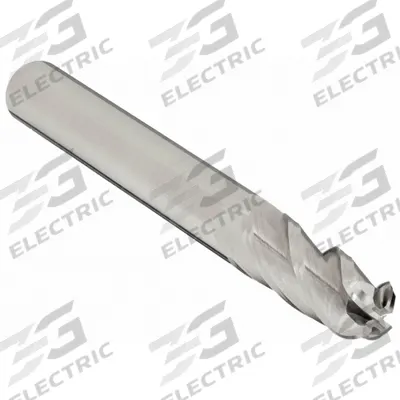 OSG Ball End Mill: Carbide, 4 Flute, 5/16" Mill Dia, 13/16" LOC, 2-1/2" OAL (MPN 404-3125-BN) - General Purpose Carbide Ball End Mills