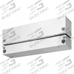 SDC Electromagnetic Lock: 8 in Lg, 1 5/8 in Wd, 1 1/2 in Ht (MPN 1561SV). Key specifications — Release Delay: Instantaneous; Material: Aluminum; Brand: SDC.