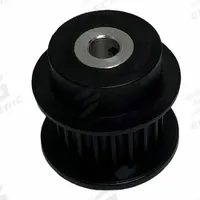 DAYTON Timing Pulley: Modified Curvilinear, Fixed, For GT Timing Belt Section, For 9 mm Belt Wd (MPN 32-3P09MDFA6). Key specifications — Brand: DAYTON; Finish: Plain; For Belt Series: Powerhouse®.