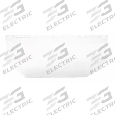 V-GARD Face Shield Visor: 17 in Overall Wd, 8 in Overall Ht, 0.06 in Overall Thick - General Purpose Replacement Visors