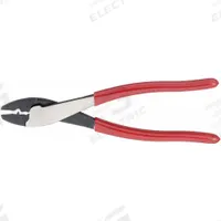 KLEIN TOOLS Crimper: 10 AWG/12 AWG/14 AWG/16 AWG/18 AWG/20 AWG/22 AWG, 9 5/8 in Overall Lg, 1005. Key specifications — attr510581: KLEIN TOOLS; attr510807: Yes; attr510795: Pliers-Style - Connector Crimper; attr545845: Non-Insulated.