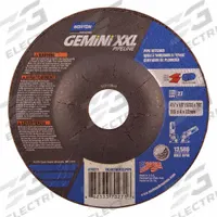 NORTON Cut-Off & Grinding Wheel: Type 27, 4 1/2" x 1/8" x 7/8", Aluminum Oxide, 24 Grit, Gemini XXL (MPN 66253370271). Key specifications — Series: Gemini XXL; Brand: NORTON.