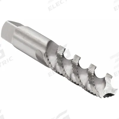 CHICAGO-LATROBE Spiral Flute Tap: 7/16"-14 UNC, H11 / 1B, 3 Flute, Semi-Bottoming Chamfer (MPN 313531) - Oversized Spiral-Flute Taps