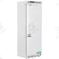 AMERICAN BIOTECH SUPPLY Lab Refrigerator: 14 cu ft, Upright, 1°C to 10°C, 24 3/8 in Overall Dp, Temp (MPN ABT-HC-RFP-14). Key specifications — Door Opening Style: Right; Color: White; Alarm Type: Temperature; Manufacturer Part Number: ABT-HC-RFP-14; Brand: AMERICAN BIOTECH SUPPLY; Product Type: Lab Refrigerator; Door Type: Swing Solid; Refrigerant Type: R-600a.