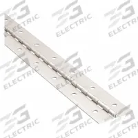 APPROVED VENDOR Piano Hinge: Aluminum, 72 in Leaf Ht, 1 in Leaf Wd (MPN 4PB38). Key specifications — Material: Aluminum.