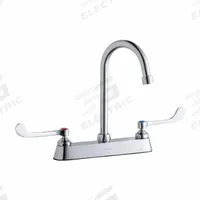 ELKAY Handle-Operated Faucet: Elkay®, Brass, Centerset, Deck, 3 Mounting Holes, 1.5 gpm Flow Rate (MPN LK810GN05T6). Key specifications — Series: Elkay®; Brand: ELKAY.