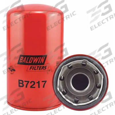 BALDWIN FILTERS Oil Filter: B7217, LF9008, 1 1/2"-12 Thread Size, 8 1/8 in Overall Ht, Oil - Spin-On Oil Filters