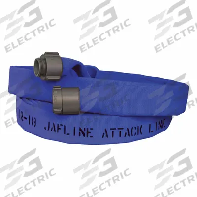 JAFLINE Fire Hose: Double Jacket, 3 in Hose Inside Dia, 25 ft Hose Lg - Attack Fire Hoses