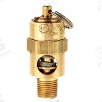 CONRADER Safety Valve: Soft Seat, 1/8 in (M)NPT Inlet (In.), 1/8 in (F)NPT Outlet (In.), Brass (MPN SRV250-18-300 SST). Key specifications — attr291993: Soft Seat; attr291998: Brass; attr292007: Silicone; attr292009: Brass; attr294753: CONRADER.