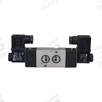 NAMUR Soleniod Valve: DNMR, Double Solenoid, 110V AC, 4 Ports, 1/4 in NPT Inlet, 1/4 in NPT Outlet (MPN DNMR-D1). Key specifications — attr1379000: DIN Solenoid Connector; attr1379044: NAMUR; attr1378989: Double Solenoid.