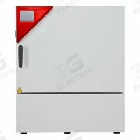 BINDER Environmental Chamber: 3.6 cu ft Capacity, 25 5/8 in x 34 5/8 in x 41 33/100 in, 2 Shelves (MPN 9020-0321). Key specifications — Temperature Accuracy Tolerance: +/-0.1 @ 40°C; Temperature Uniformity: +/-0.2 @ 40°C; Manufacturer Part Number: 9020-0321; Brand: BINDER; Voltage: 200/240V; Humidity - Maximum: 80%; Humidity - Minimum: 10%.