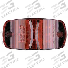 MAXXIMA Clearance Marker Light: Clearance Light, LED, Oval, Surface Mount, Red, Hole, IP67 (MPN M23015R). Key specifications — Lens Color: Red; Brand: MAXXIMA; Electrical Connection: Bullet and Ring Connector; Lighting Technology: LED; Mount Type: Hole; SAE Lens Code: P2.