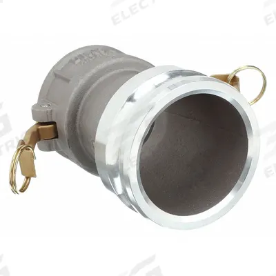 DIXON VALVE & COUPLING Cam and Groove Adapter: 100 psi Max. Working Pressure @ 70 F, 7 in Overall Lg - Type DA Aluminum Cam & Groove Fittings