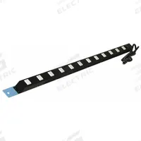 PRO-LINE Power Strip: 72 in Overall Wd, 1 1/2 in Overall Dp, Aluminum, Gray (MPN ES48/ESMR72-A31.). Key specifications — Operating Voltage: 120 V; Product Type: Powerstrip; Color: Gray.