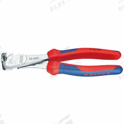 KNIPEX End Cutting Pliers: 7 7/8 in Overall Lg, For 0.2 in Max Wire Thick - General Purpose Nippers