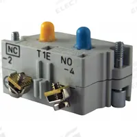 EATON Contact Block: 30 mm Panel Mounting Size, 1NC/1NO, Momentary, 10250T/E34 Series (MPN 10250T1E). Key specifications — Switch Action: Momentary; Terminal Connection Type: Screw Clamp Terminals; Brand: EATON; Compatible with Series: 10250T.