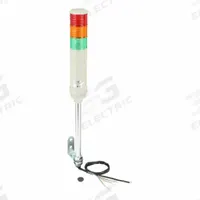 SCHNEIDER Tower Light Assembly: 3 Tier, Green/Orange/Red, No Sounder Tier, 679 13/16 mm Overall Ht (MPN XVC6M3). Key specifications — Manufacturer Part Number: XVC6M3; Brand: SCHNEIDER; Operating Voltage: 100 to 240V; Light Tier Color: Orange.