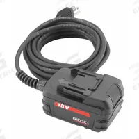 RIDGID Cord Adapter: For use with RP 340/RP 350/RP 351 (MPN 44468). Key specifications — attr531241: RP 350; attr531245: Power Adapter; attr531235: 44468.