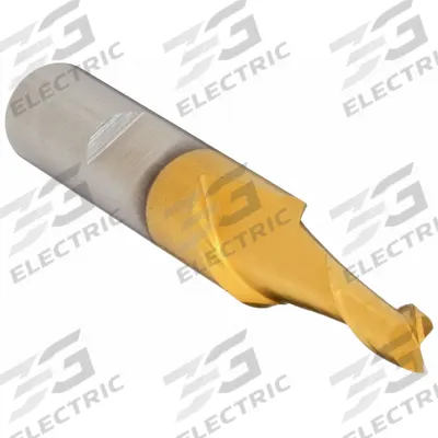 CLEVELAND Square End Mill: High Speed Steel, TiN Coated, 2 Flute, 3/16" Mill Dia - General Purpose High-Speed Steel Square End Mills