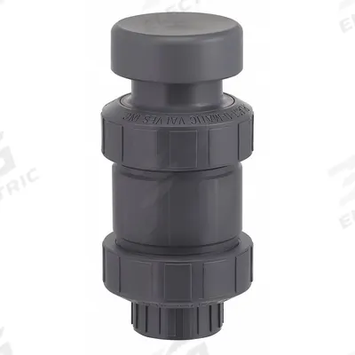 PLAST-O-MATIC Air Release Valve: Haz Liquids, PVC, 1 1/2 in Inlet Connection Size - Air Release Valves