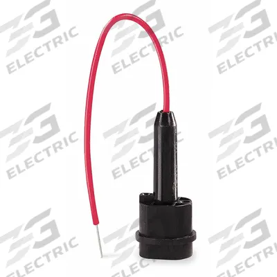 BUSSMANN In-Line Fuse Holder: 12 A, 300 V AC, 1 Poles, Wire Leads - Panel-Mounted Inline Fuse Holders