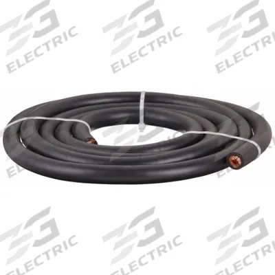 WESTWARD Battery Jumper Cable: 4/0 ga, 120 in Cable Lg, Black - Cut to Length Jumper Cables