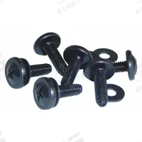 VIDEO MOUNT PRODUCTS Rack Screws: #10-32 Thread Size, Black, Steel, 100 PK (MPN ERRS1032-100). Key specifications — Brand: VIDEO MOUNT PRODUCTS; Color: Black; Product Type: Rack Screw; Material: Steel; _Thread Size: #10-32.