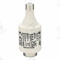 BUSSMANN IEC Fuse: Time Delay, 10 A, 500 V AC, DII Class D Fuse Size (MPN 10D27). Key specifications — attr1226993: DII; attr1287208: D27; attr211183: BUSSMANN.