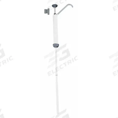 Dayton Hand Pump: Piston Action, Pump with Hose & Spout, Polypropylene Housing - Down-Stroke Drum Pumps
