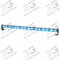 CODE 3 Warning and Directional Light Stick: Combo Warning and Directional Light, Blue, 68 W Watt (MPN MTS835S-B). Key specifications — Brand: CODE 3; Lens Color: Clear; Number of Flash Patterns: 41; Installation Type: Removable; Operating Voltage: 12 to 24V.