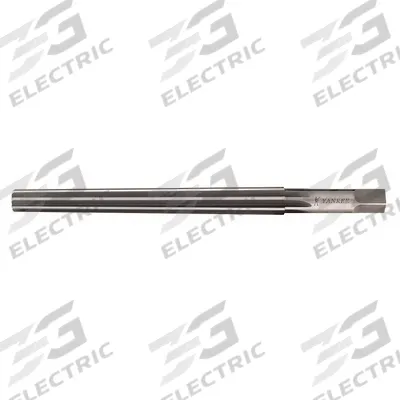 YANKEE Taper Pin Reamer: For #4/0 Pin, 0.0869 in x 0.1142 in Dia - Straight-Flute Taper Pin Reamers