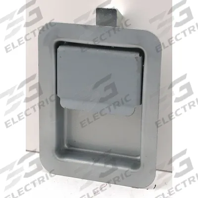 BUYERS PRODUCTS Vehicle Storage Latch: Paddle Latch, Truck Boxes, 5 1/2 in Overall Ht, Steel - Truck Storage Locks & Latches