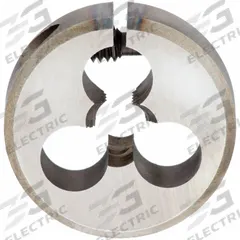 CLE-LINE Round Threading Die: #12-28 UNF, 13/16 in OD, Adj, Carbon Steel (MPN C65084)