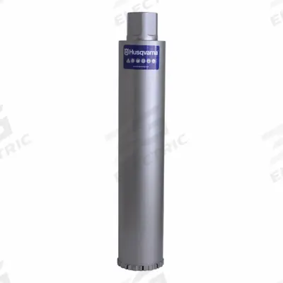 HUSQVARNA Core Bit: 4 in Core Dia, 14 in Max Drilling Dp - Diamond-Tipped Core Bits for Wet Coring