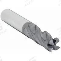 APPROVED VENDOR Square End Mill: Carbide, AlTiN Coated, 4 Flute, 21/64" Mill Dia, 1" LOC, 2-1/2" OAL (MPN 206-031154)