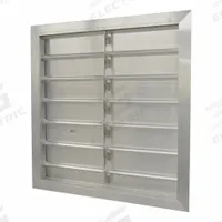 Manual Damper: For 30 in Fan, For 30 in Nominal Duct Dia, 6, 30 in H, 30 in W, 2 1/4 in D, Aluminum (MPN SR3230X30). Key specifications — Airflow Direction: Horizontal; Blade Type: Flat Blade; Brand: CANARM.