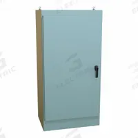 HAMMOND Electrical Enclosure: Steel, 72 in x 36 in x 24 in, NEMA 12, Solid Cover, Hinged, Dust Tight (MPN 1418YD24). Key specifications — Brand: HAMMOND; Closure Method: Handle; Knockouts: Not Included.