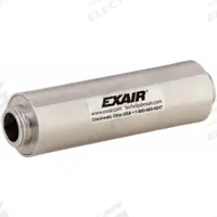 EXAIR Adjustable Vacuum Ejector Muffler: 1/2 in NPS, 18 cfm, Aluminum, Felt, 26 dBA NRR (MPN 890003). Key specifications — attr124412: EXAIR; attr124422: Felt; attr124426: Aluminum.