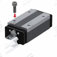 THK Linear Guide Carriage: For 25 mm Rail Wd, Ball, HSR Type Std Guide, 34.5 mm Carriage Ht (MPN HSR25LR1SS). Key specifications — Carriage Material: Carbon Steel; Roller Material: Carbon Steel; Size: 25; Brand: THK; Features: End Seal and Side Seal; Type: HSR Type Standard Guide.